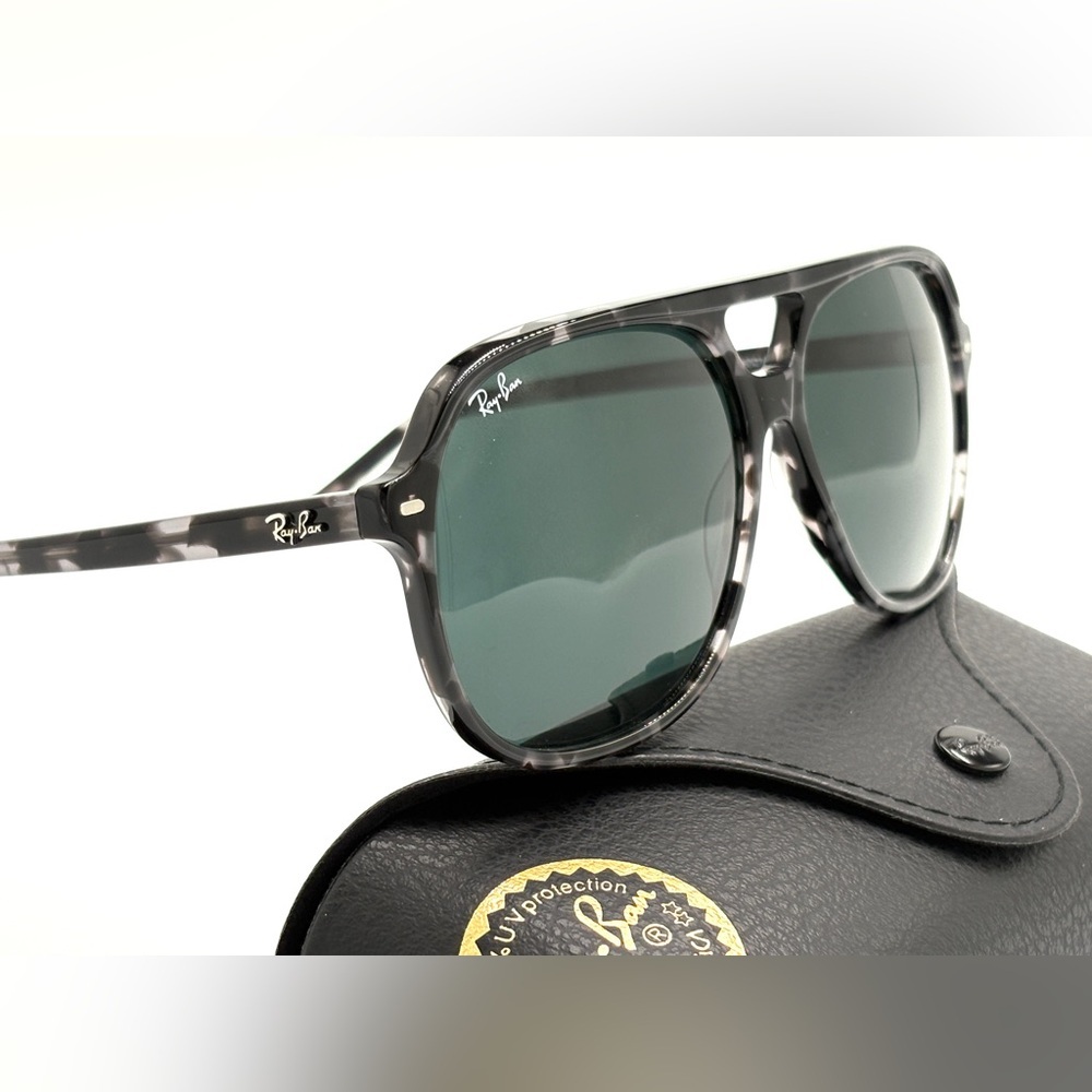 Ray-Ban RB2198 Bill Sunglasses 1333/48 Grey Tortoise 60-145 W/ Case & Box - Picture 9 of 16
